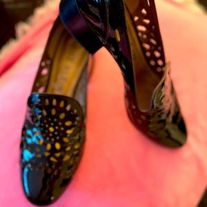 Super cool and comfortable Anne Klein loafer with cut out.